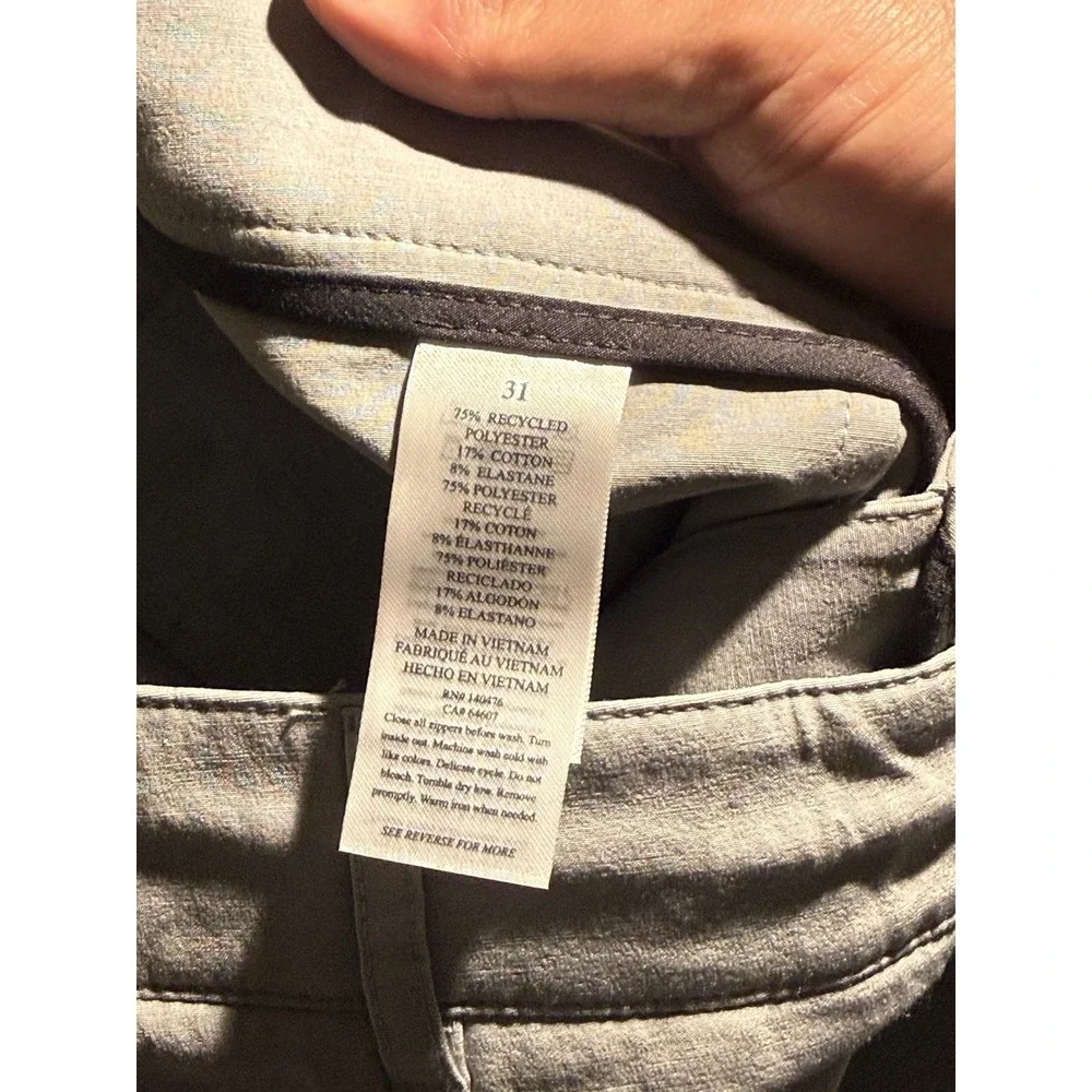 Faherty Grey Shorts All Day Size 31 Men's Casual Chino